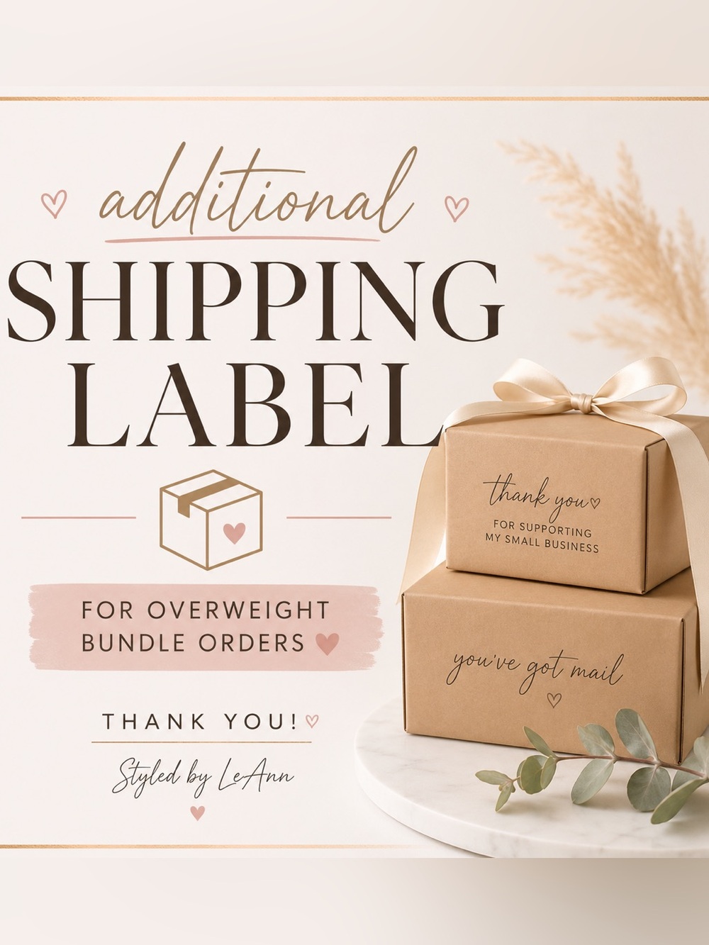 OVERWEIGHT BUNDLE LABEL 📦